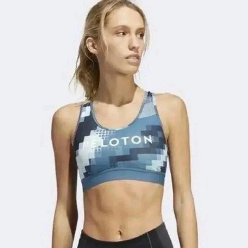 Peloton Adidas x Digi Motion HEAT.RDY Believe This Sports Bra NWT Women's - Picture 1 of 6